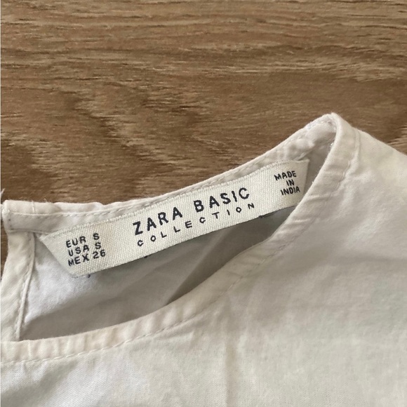 ZARA EMBROIDERED BOHO TOP SMALL - Picture 3 of 6
